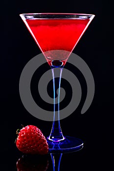 Strawberry cocktail