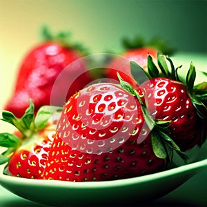 Strawberry composition yummy backdrop, red berry background, juicy berry healthy food