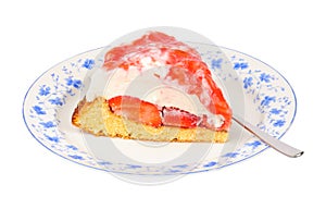 Strawberry cream-cheese cream torte