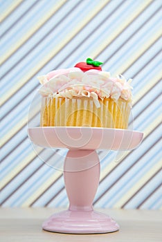 Strawberry cupcake