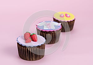 Strawberry Cupcakes and SPA concepts