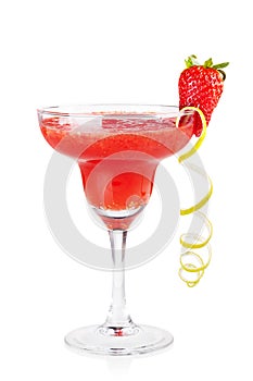 Strawberry daiquiri cocktail