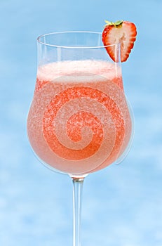 Strawberry Daiquiri by the Swimming Pool