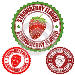 Strawberry flavor stamp