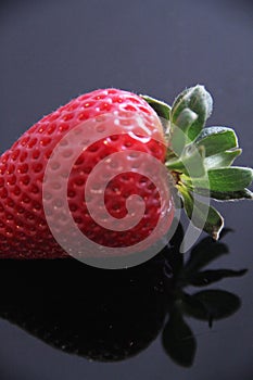 Strawberry food agriculture isolated vitamin delicious healthful fruit Sao Paulo Brazil