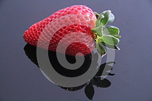 Strawberry food agriculture isolated vitamin delicious healthful fruit Sao Paulo Brazil