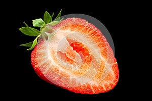 Strawberry fruit closeup