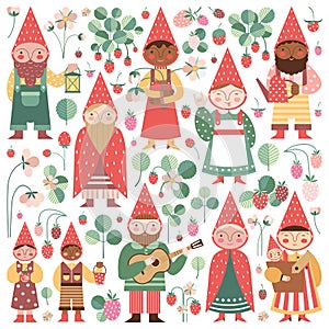 Strawberry Garden Gnomes and Elves Society