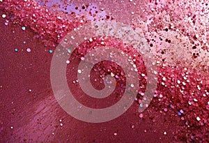 Strawberry glitter scrapbook Background for craft etc