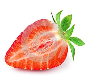 Strawberry half photo