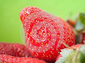 Strawberry healthy natural fresh food closeup