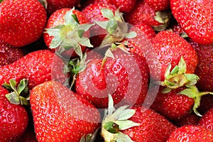 Strawberry healthy natural fresh food closeup