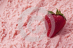 Strawberry ice cream