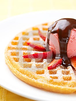 Strawberry Ice Cream Wafer