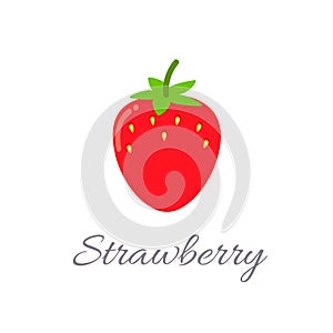 Strawberry icon with title