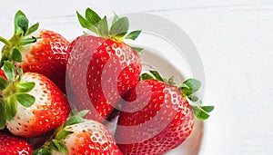 Strawberry isolated. Strawberries with leaf isolate. Whole and half of strawberry on white. Strawberries isolate on white