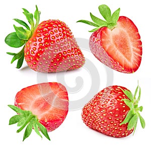 Strawberry isolated on white