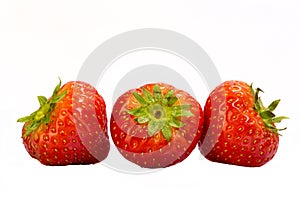 Strawberry isolated on white