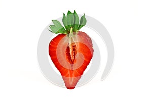 Strawberry isolated on a white background