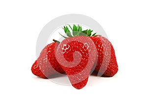 Strawberry isolated on a white background