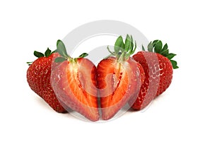 Strawberry isolated on a white background