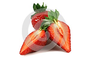 Strawberry isolated on a white background