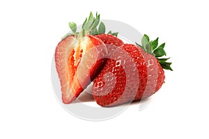 Strawberry isolated on a white background