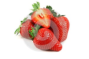 Strawberry isolated on a white background