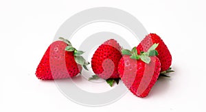 Strawberry isolated on white background