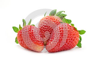 Strawberry isolated on white background