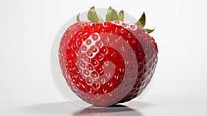 strawberry isolated on a white background. 3d illustration