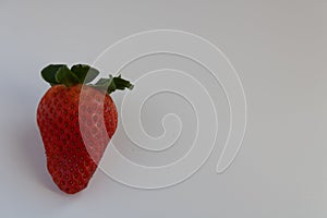 Strawberry isolated white background for advertising