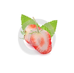 Strawberry isolated on white background. Clipping Path