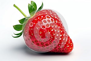 Strawberry isolated on white background with clipping path