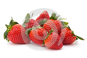 Strawberry isolated on white background. Fresh berry