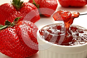 Strawberry jam photo