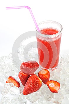 Strawberry and juice