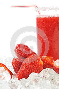 Strawberry and juice