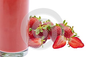 Strawberry juice photo