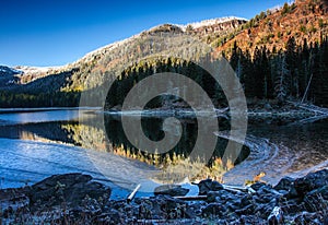 Strawberry lake is a popular hiking trail in eastern Oregon.