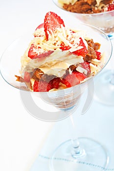 Strawberry and mascarpone tiramisu