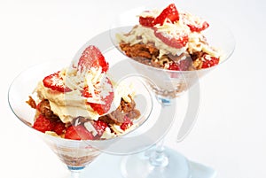 Strawberry and mascarpone tiramisu