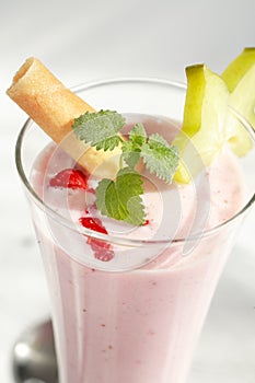 Strawberry milkshake