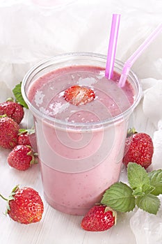 Strawberry milkshake