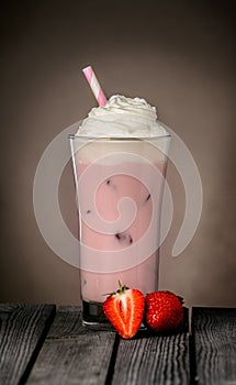 Strawberry milkshake