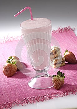 Strawberry milkshake