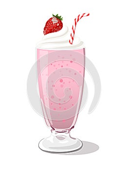 Strawberry milkshake