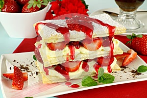 Strawberry Mille Feuille