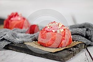 Strawberry Mini Bundt Cake