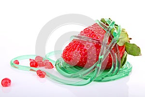 Strawberry and molecular food